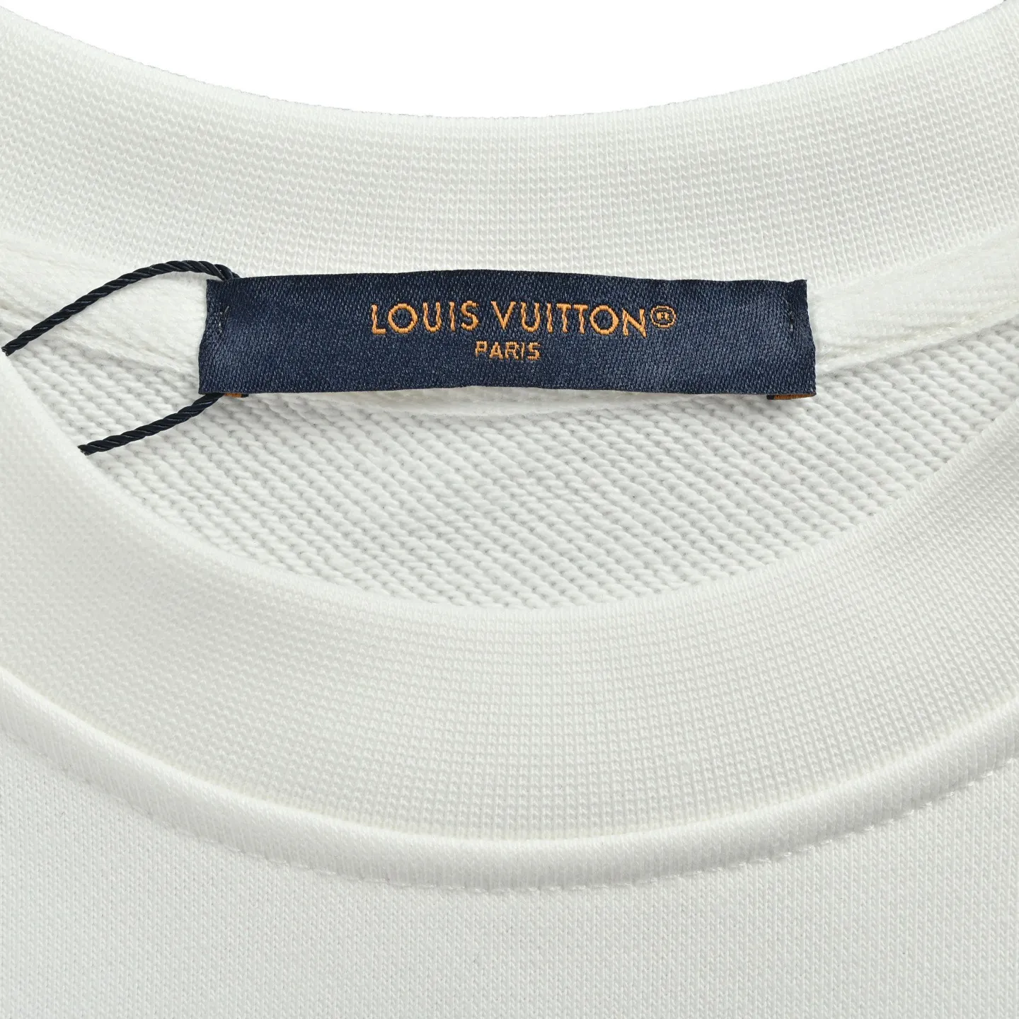 Louis Vuitton/Louis Vuitton 25Fw three-dimensional logo print crew neck sweatshirt